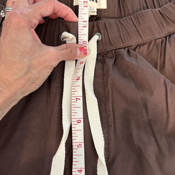 NWT Pact Women's Travel Jogger Taupe Tan Brown Organic Large Elastic Waist Soft - Picture 7 of 9